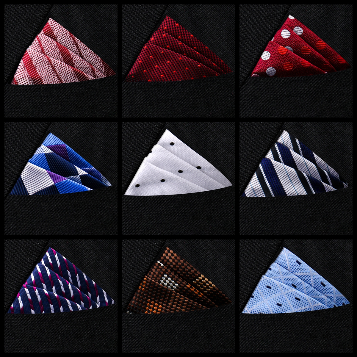 Pocket Square Set - Pocket Square Silk High Grade New
