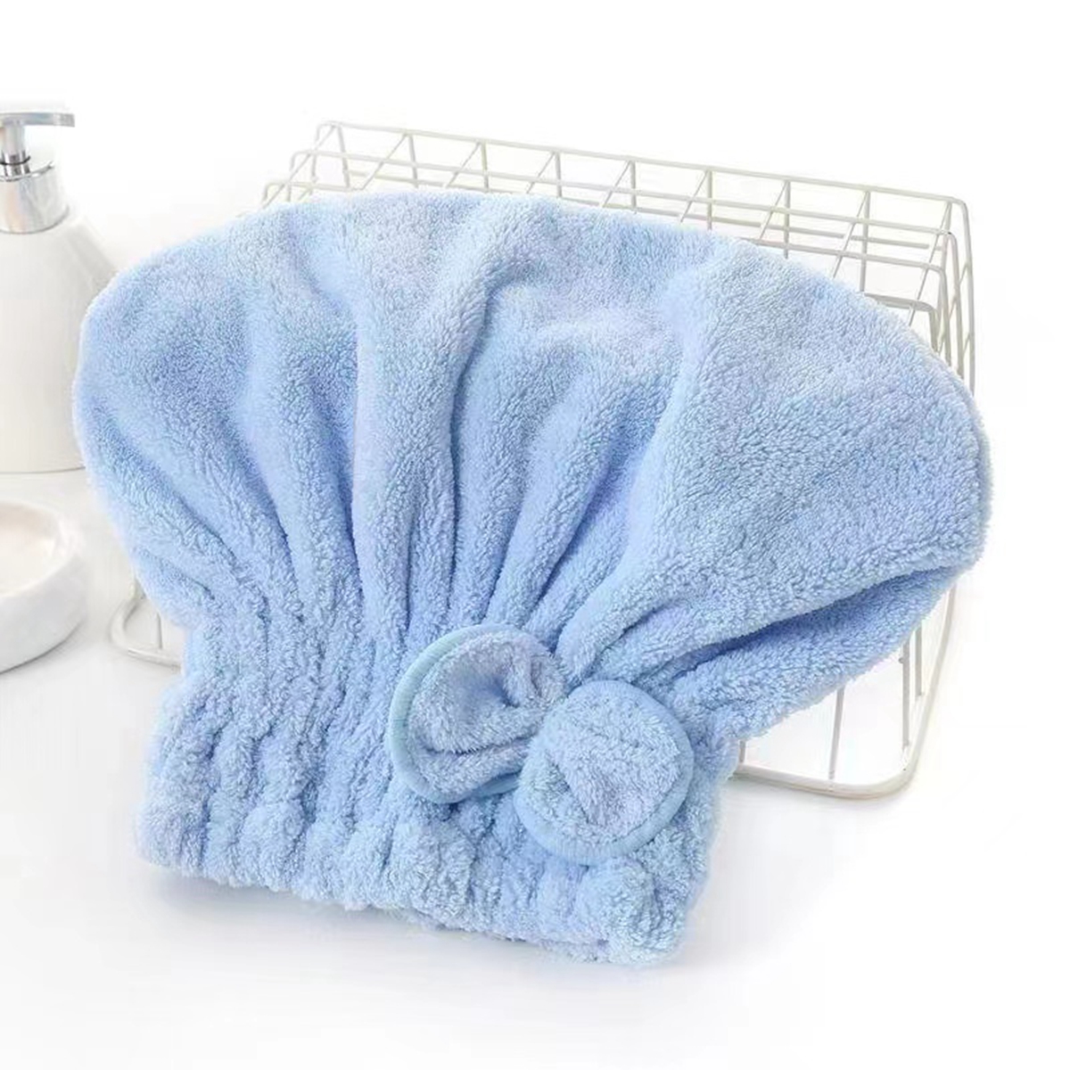 1Pc Microfiber Hair Drying Tow - Head Wrap Turban ulasan dan harga