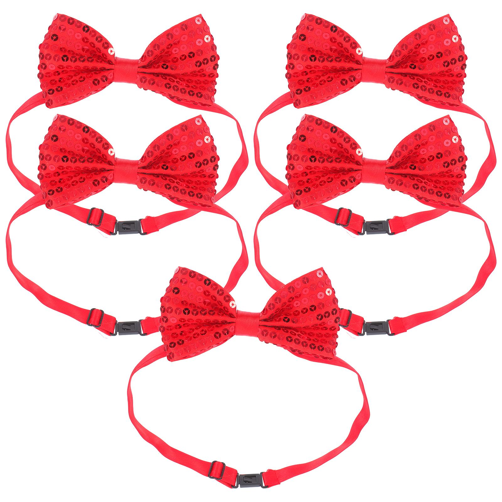 5Pcs Children Sparkly Sequin B - Bow Tie Pre Tied ulasan dan harga