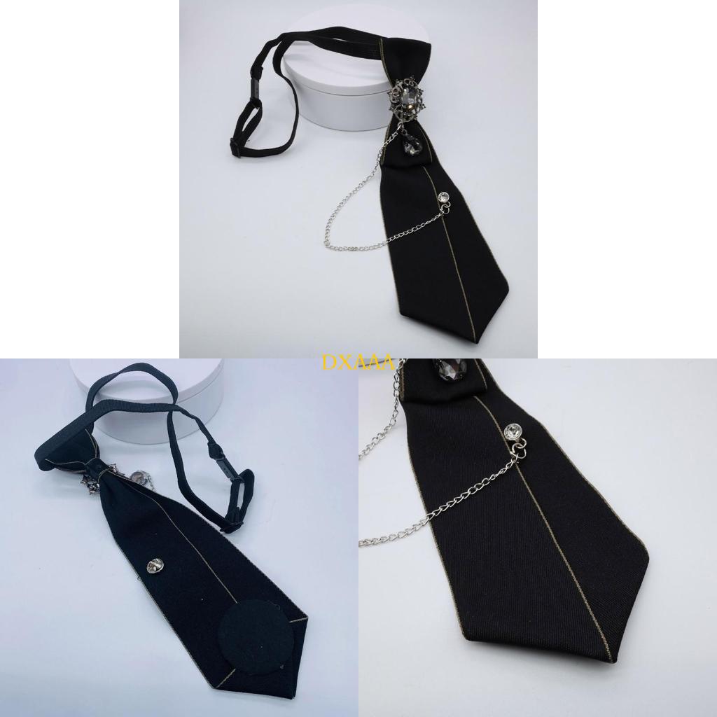 DXAA Women Gothic Tie Uniform  - Bow Tie Pre Tied ulasan dan harga