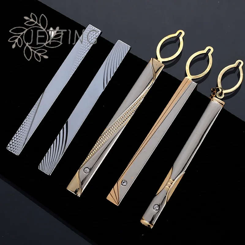 Hot Metal Simple Necktie Buckl - Tie Clip Silver ulasan dan harga