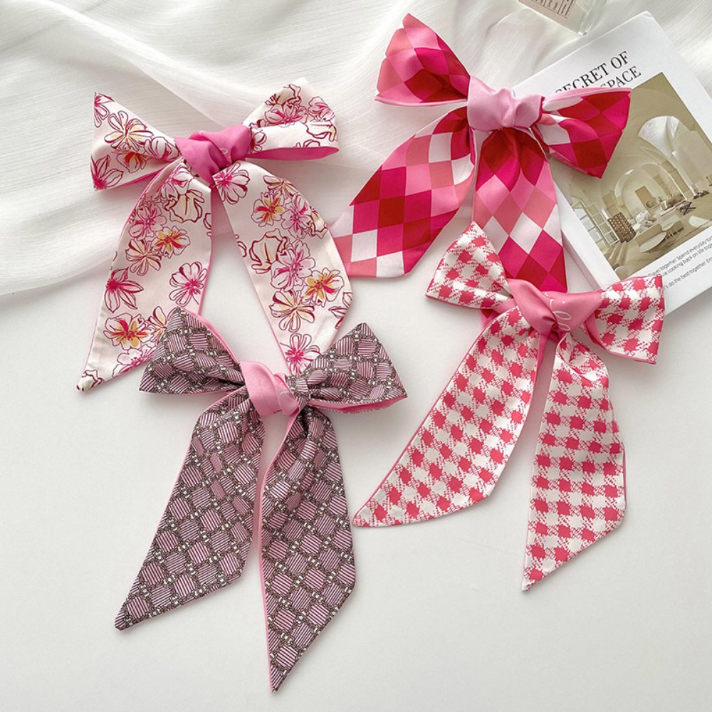 2-6pcs/set Silk Satin Scarf Wo - Ascot Neck Scarf ulasan dan harga