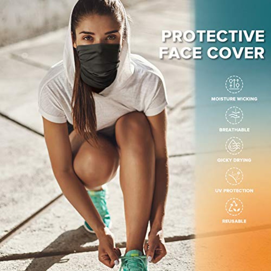 VULKIT 2 Pack Neck Gaiter Face - Face Scarf Mask ulasan dan harga