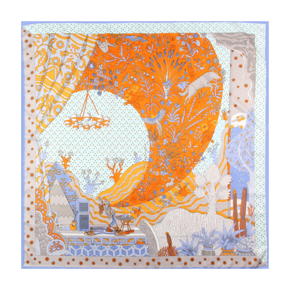 Manual Hand Rolled Twill Silk  - Face Scarf Mask ulasan dan harga