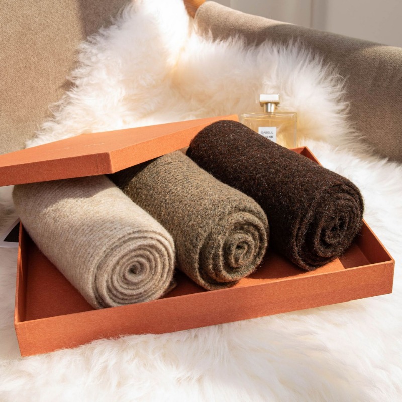 Korean Style Classic Woolen Sc - Muffler Men Wool ulasan dan harga