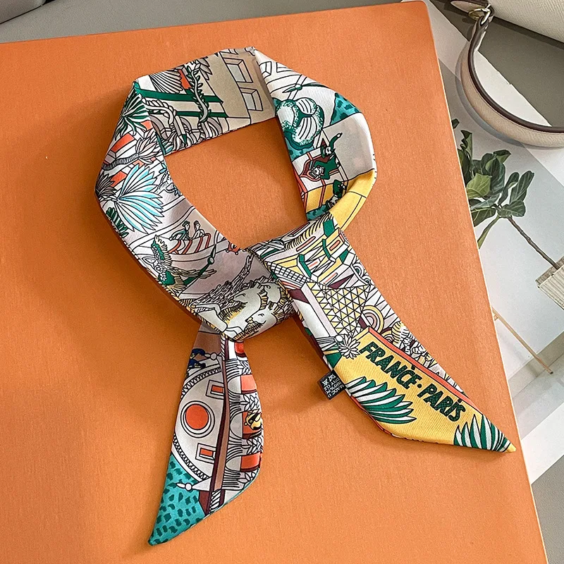 Luxury Design Horse Print Skin - Ascot Neck Scarf ulasan dan harga