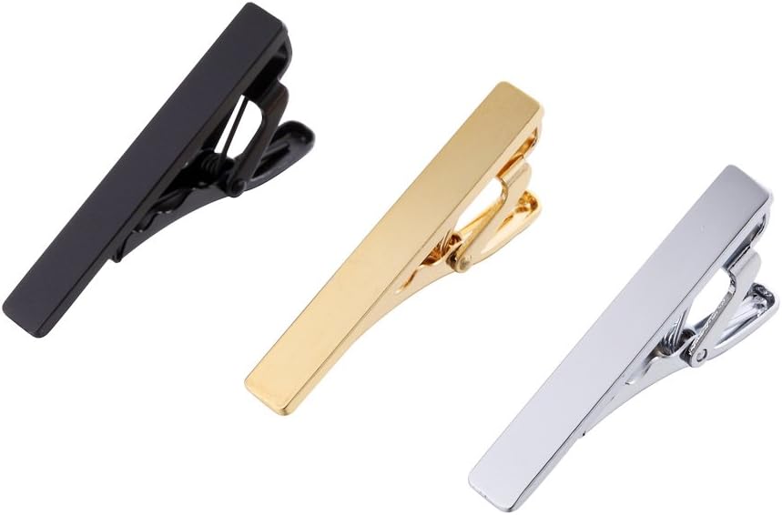 Men's Skinny Tie Clip Set 3 To - Tie Clip Silver ulasan dan harga