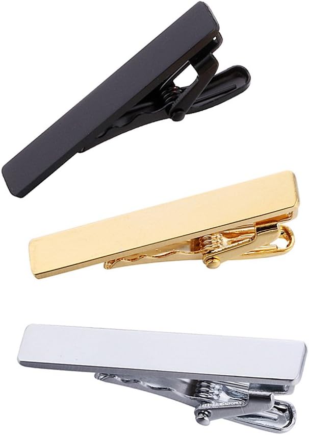 Men's Skinny Tie Clip Set 3 To - Tie Clip Silver ulasan dan harga