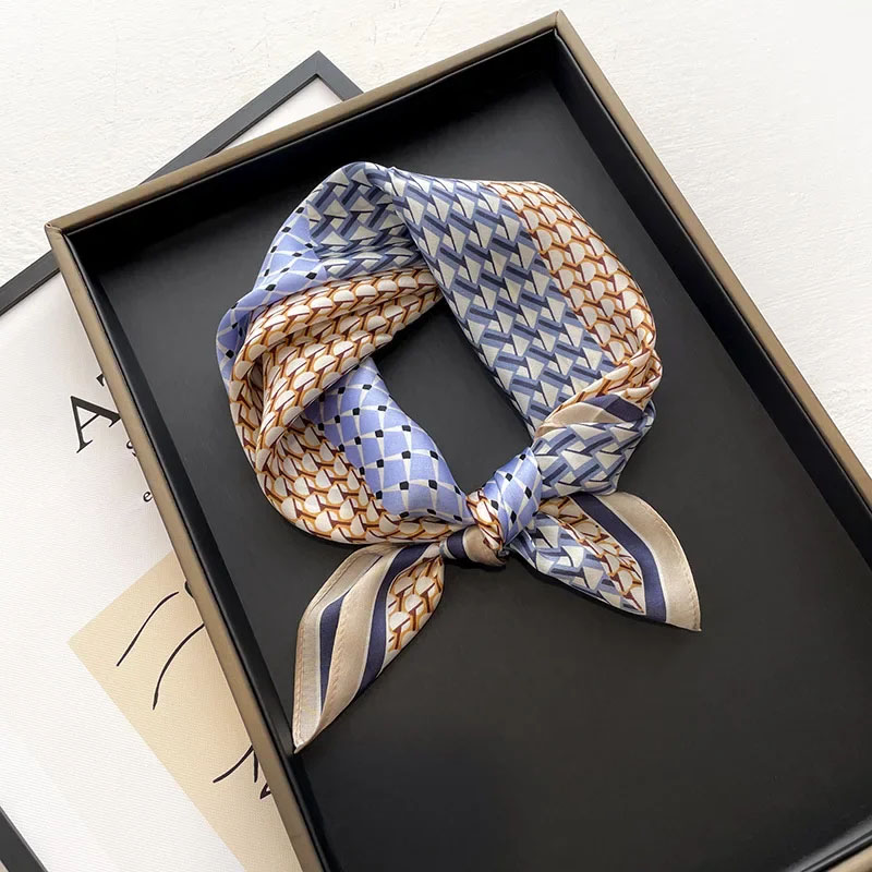 New scarf women spring printed - Scarf Silk Square ulasan dan harga