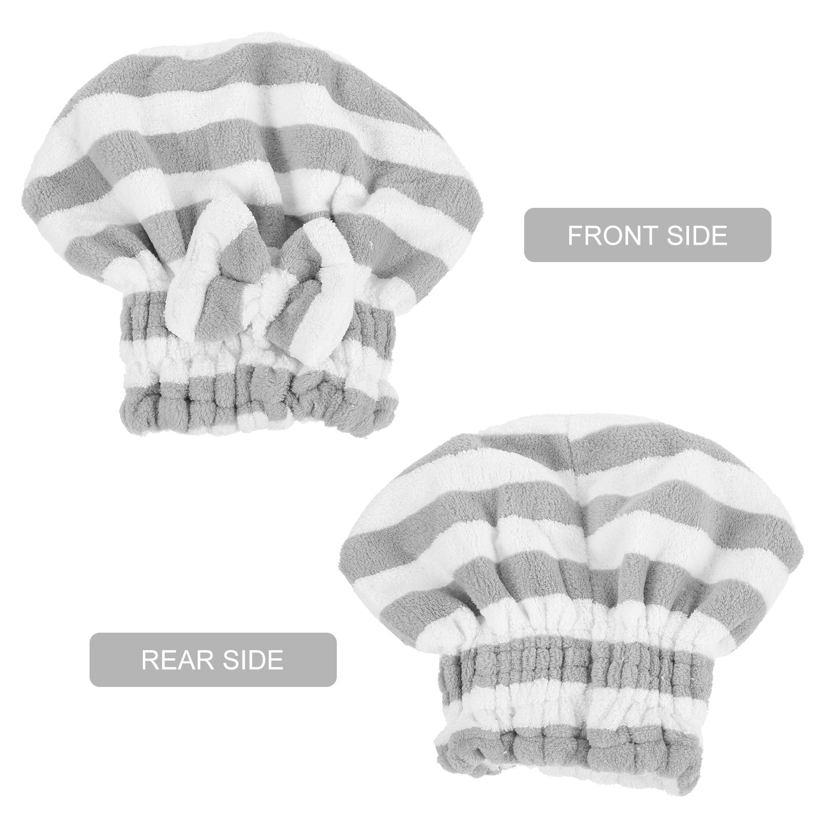2Pcs Hair Drying Turban Cap Ab - Head Wrap Turban ulasan dan harga