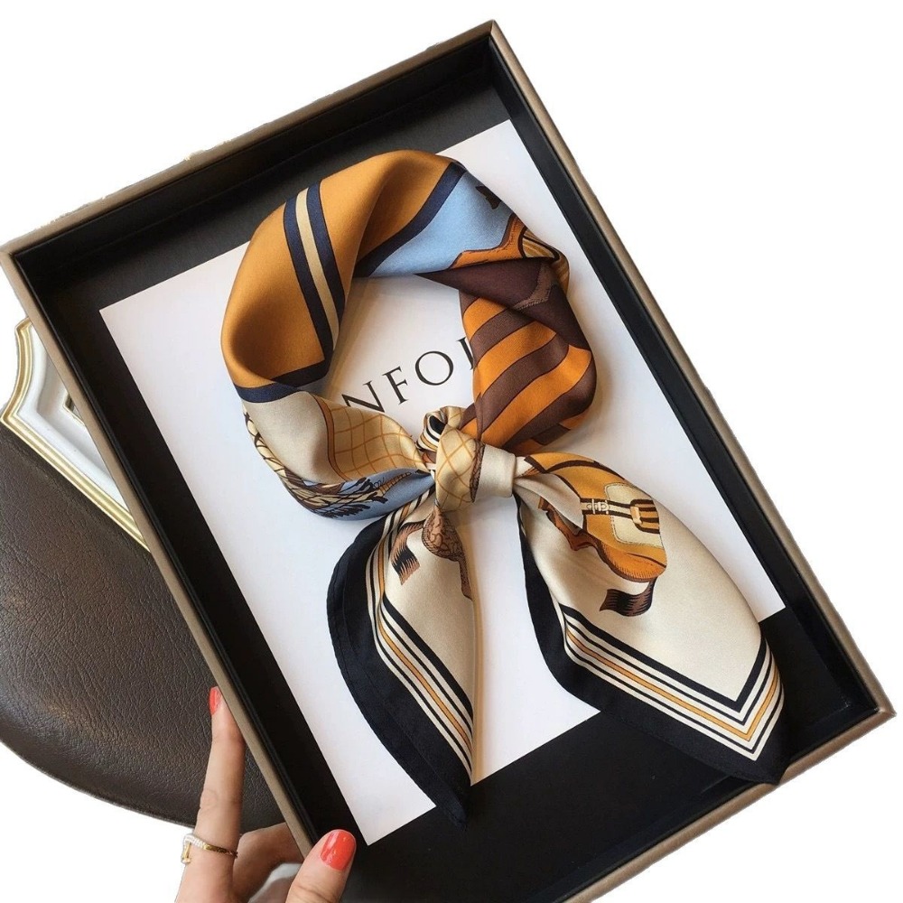 Fashion Satin Square Scarf for - Silk Neck Scarf ulasan dan harga