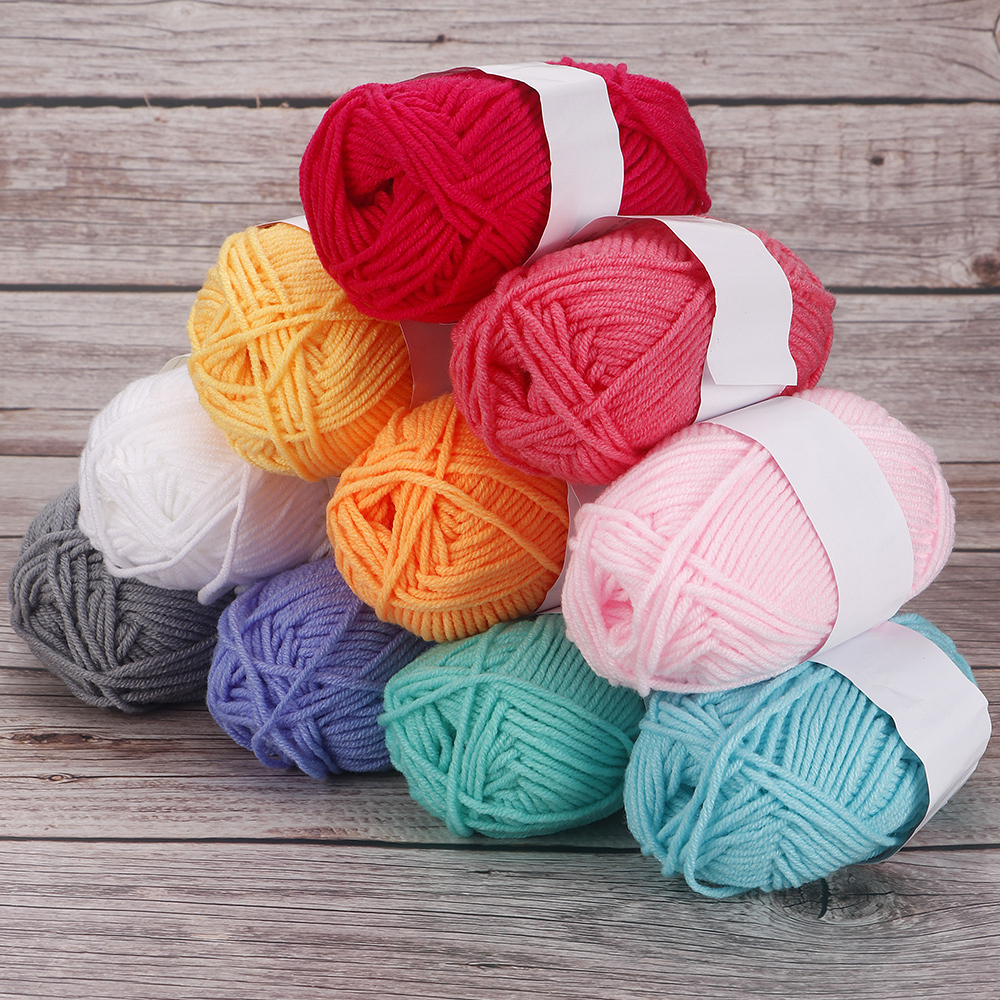 25(50)pcs/bag 4 Ply Milk Cotto - Woven Scarf Blanket ulasan dan harga