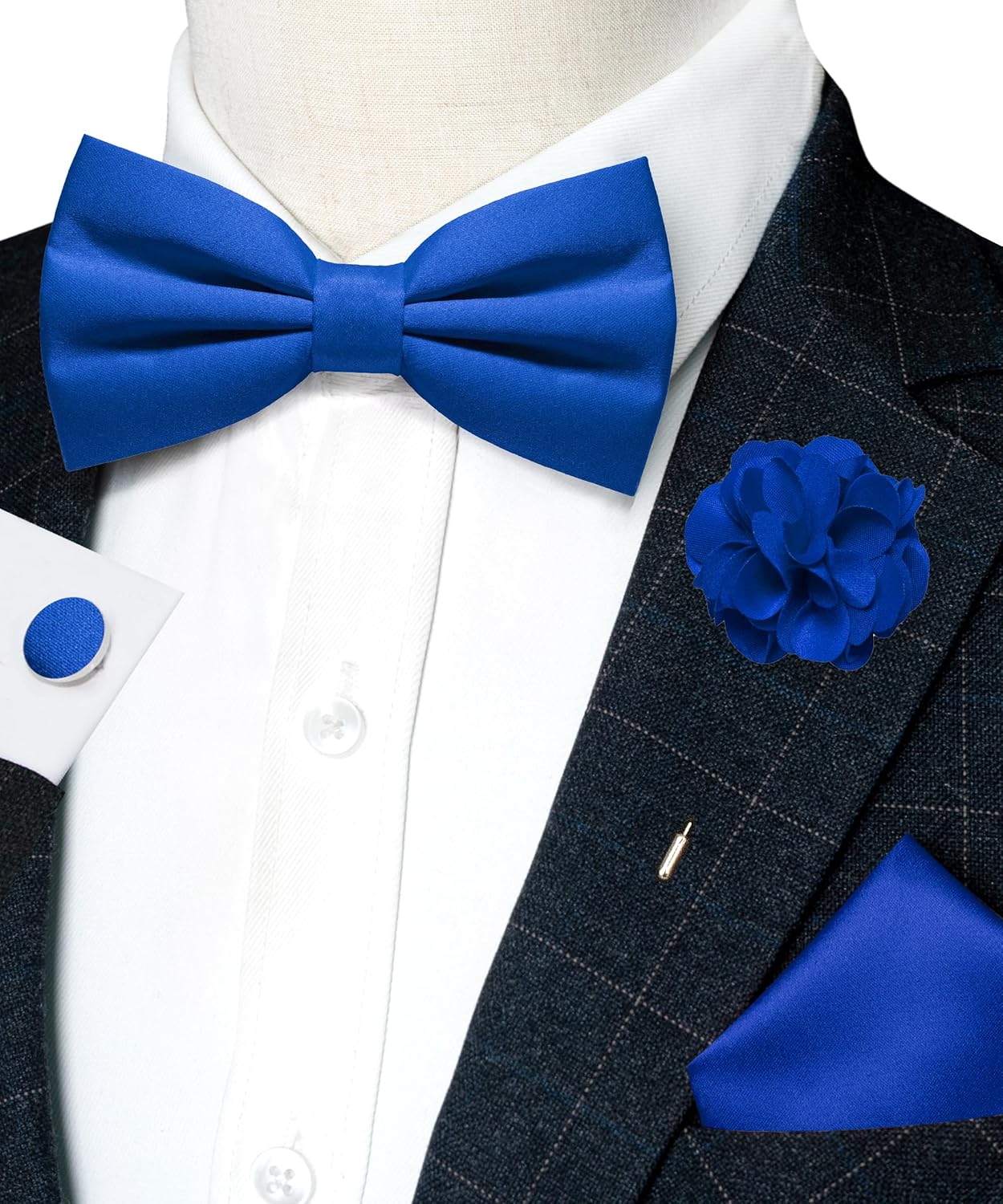 Pre-tied Bow Tie and Pocket Sq - Bow Tie Pre Tied ulasan dan harga
