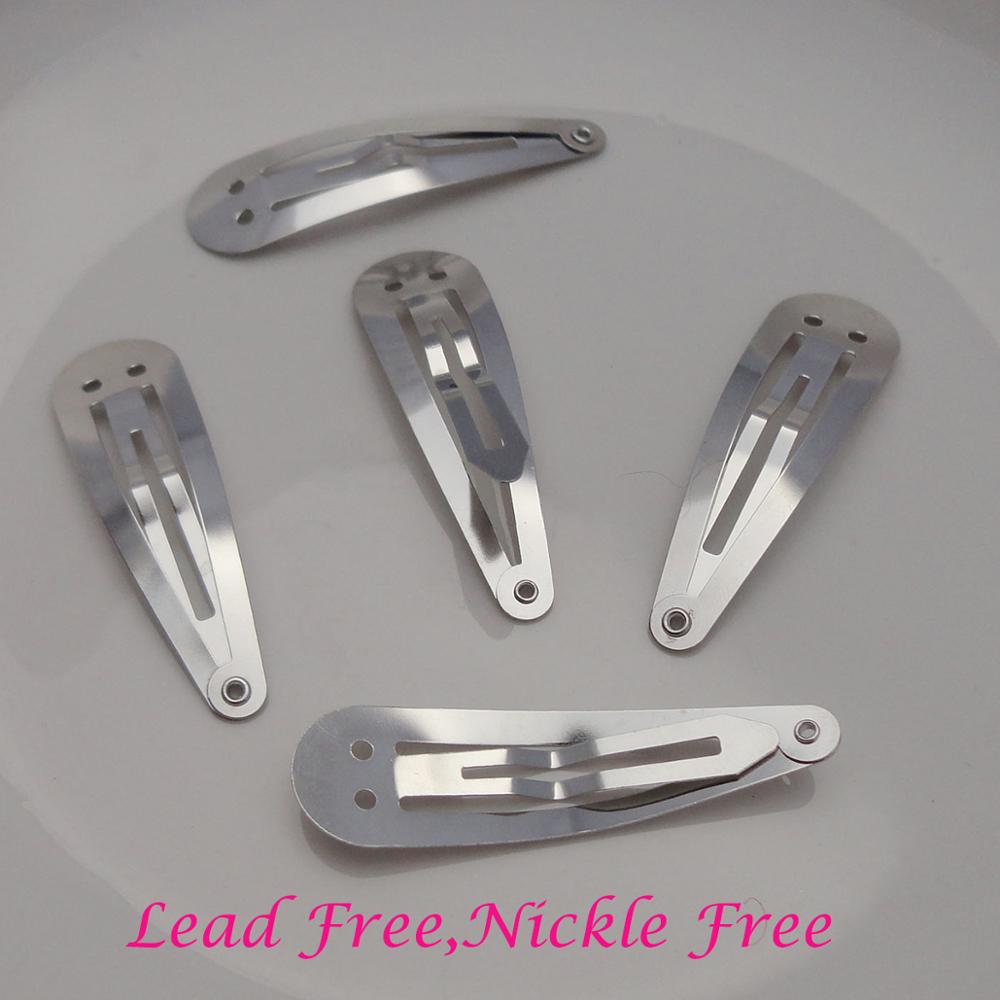 100PCS 5.0cm Silver Plain Meta - Tie Clip Silver ulasan dan harga