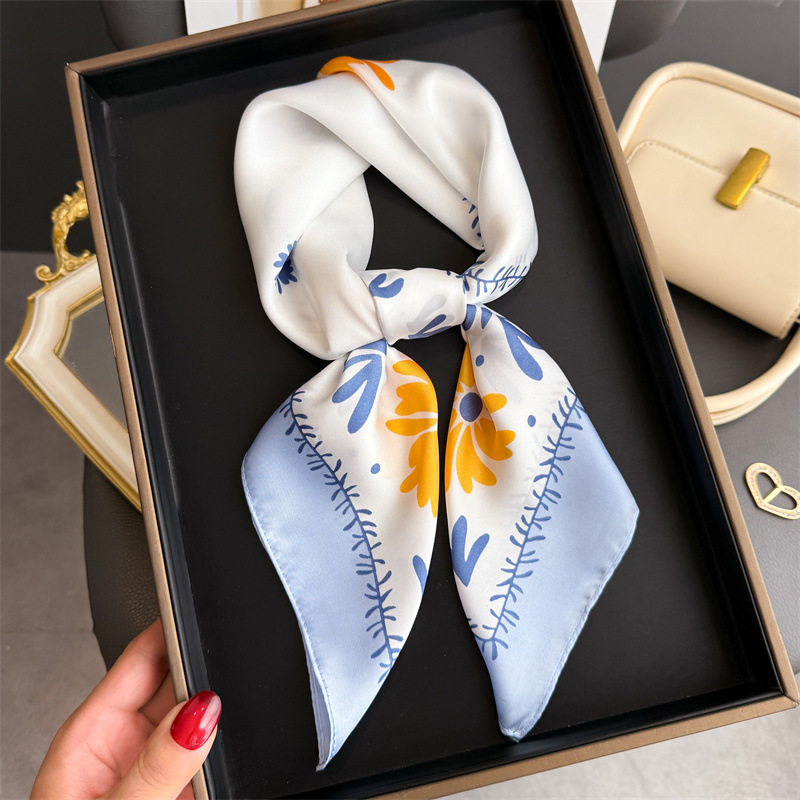 1Pc new printed fashion silk s - Silk Neck Scarf ulasan dan harga