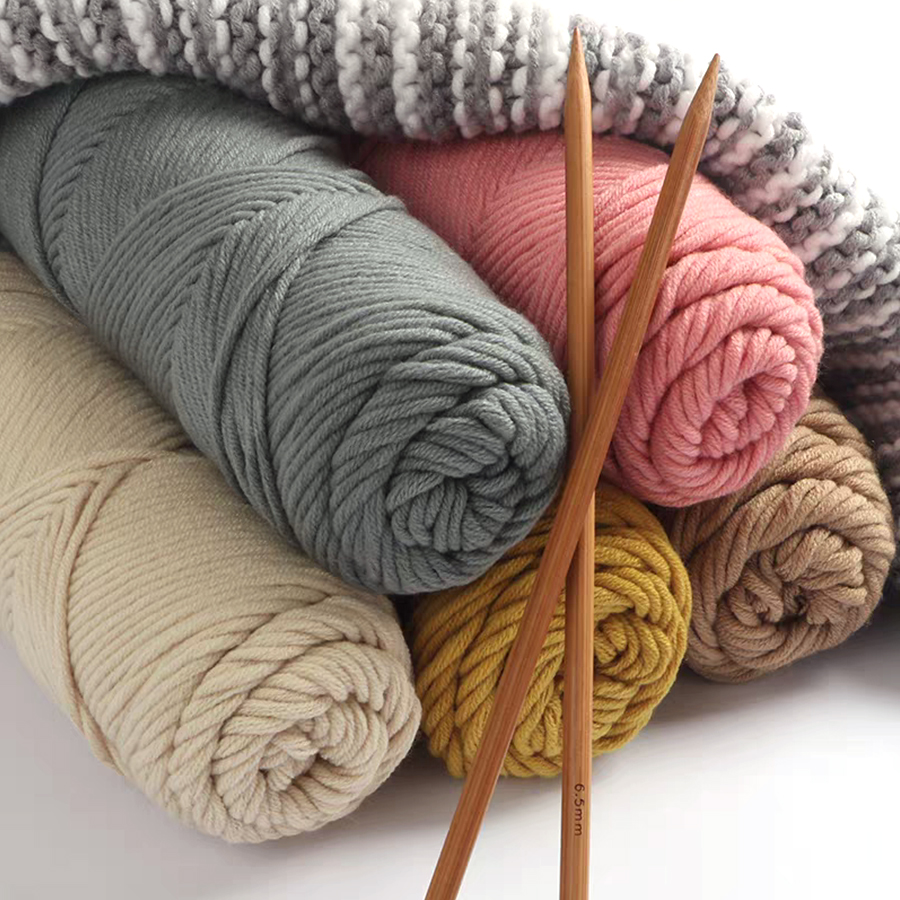 1Pc Lover's Cotton Yarn 8-Stra - Woven Scarf Blanket ulasan dan harga