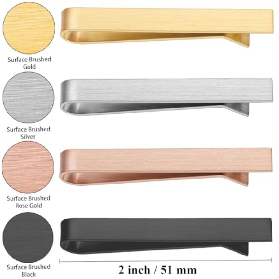 HAWSON 2 inch Tie Clips for Me - Tie Bar Set Gift ulasan dan harga