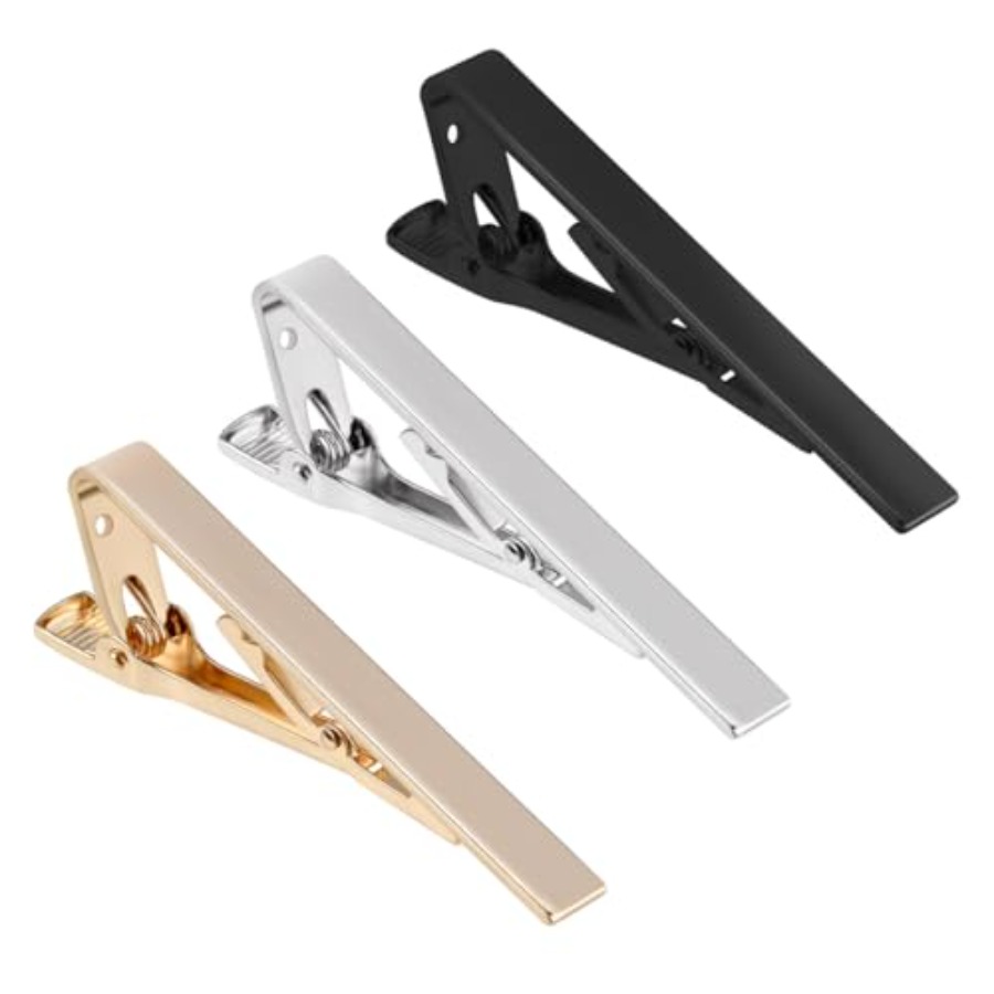 3 Pack Tie Clips for Men Tie B - Tie Bar Set Gift ulasan dan harga