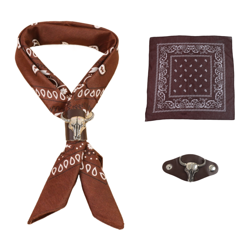 Artistic Cotton Square Scarf A - Ascot Neck Scarf ulasan dan harga