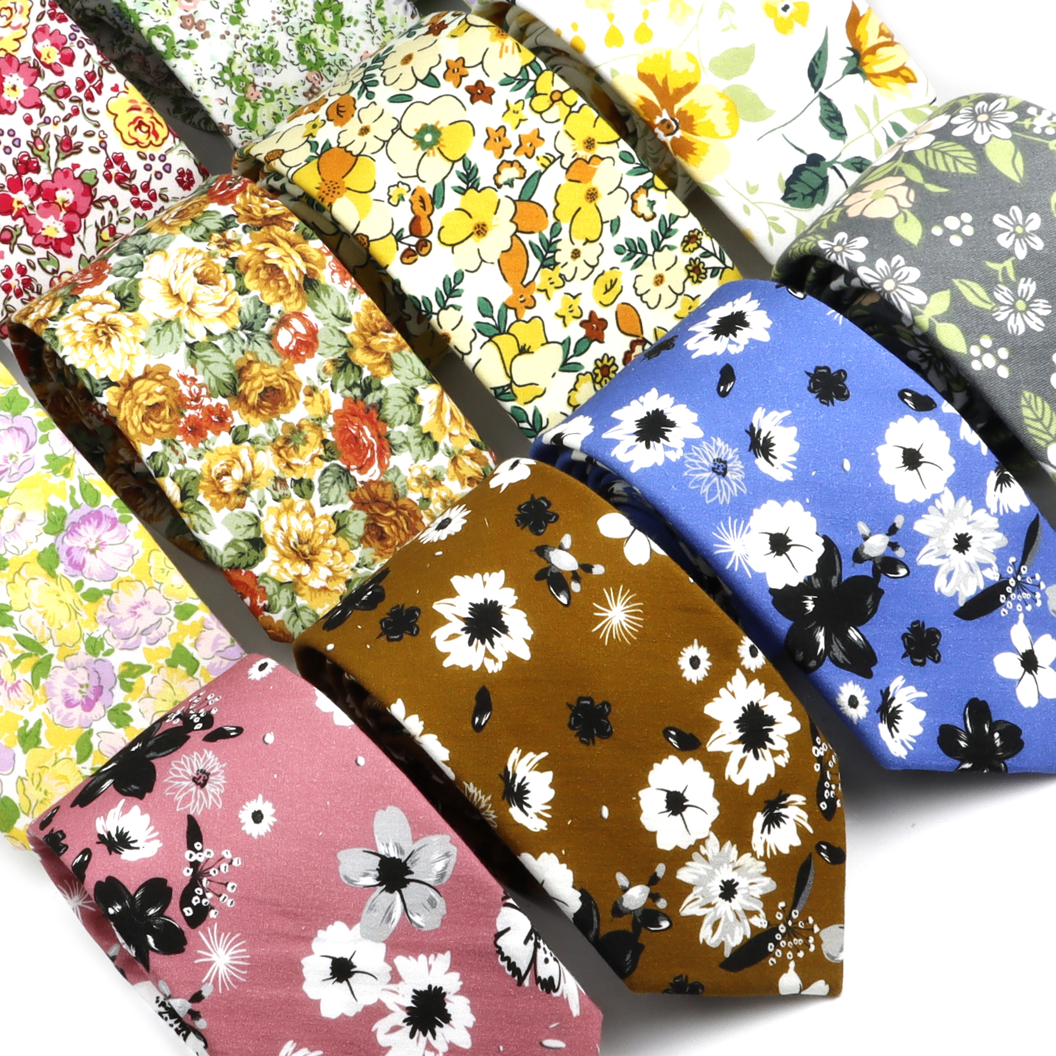 New Elegant Floral Tie For Men - Skinny Tie Men ulasan dan harga