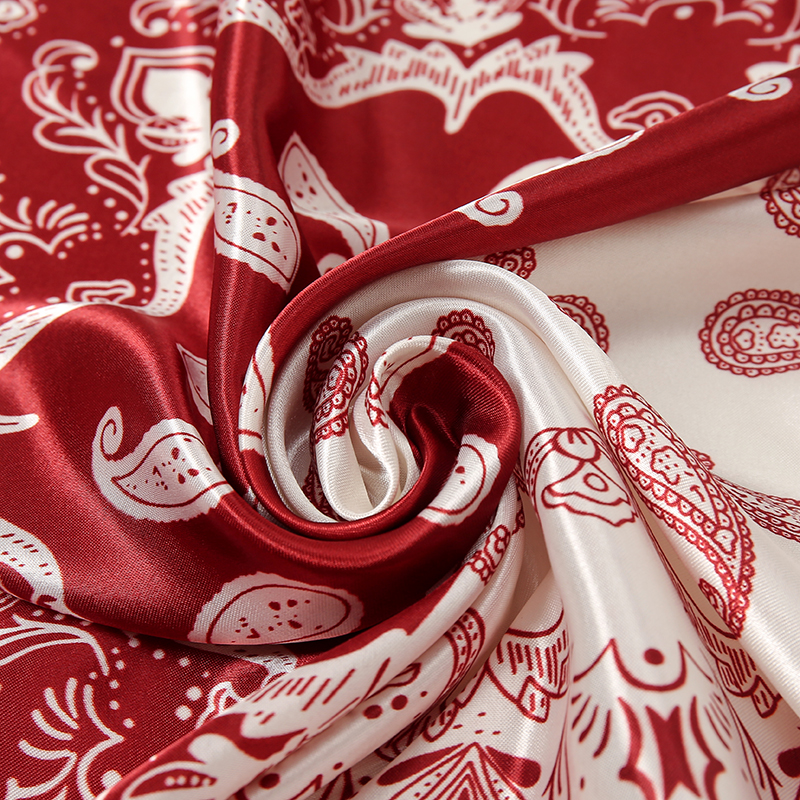 Satin Square Scarf Women Musli - Silk Neck Scarf ulasan dan harga