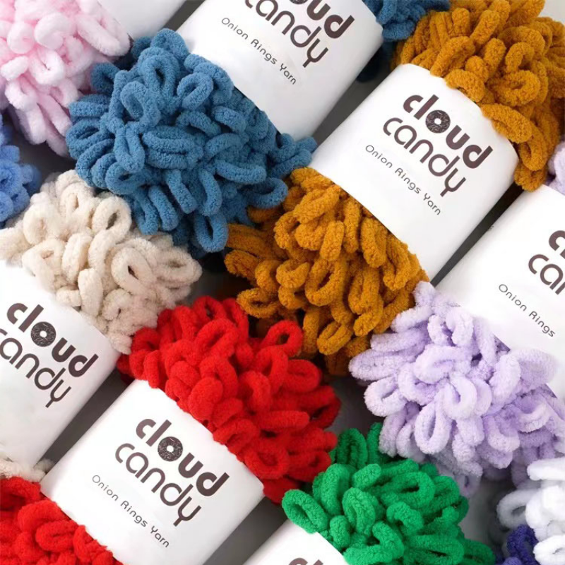 100g/Roll Finger Loop Yarn Thr - Woven Scarf Blanket ulasan dan harga