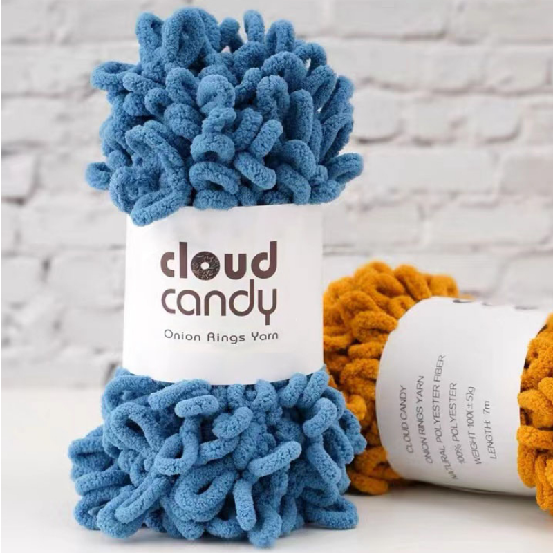 100g/Roll Finger Loop Yarn Thr - Woven Scarf Blanket ulasan dan harga