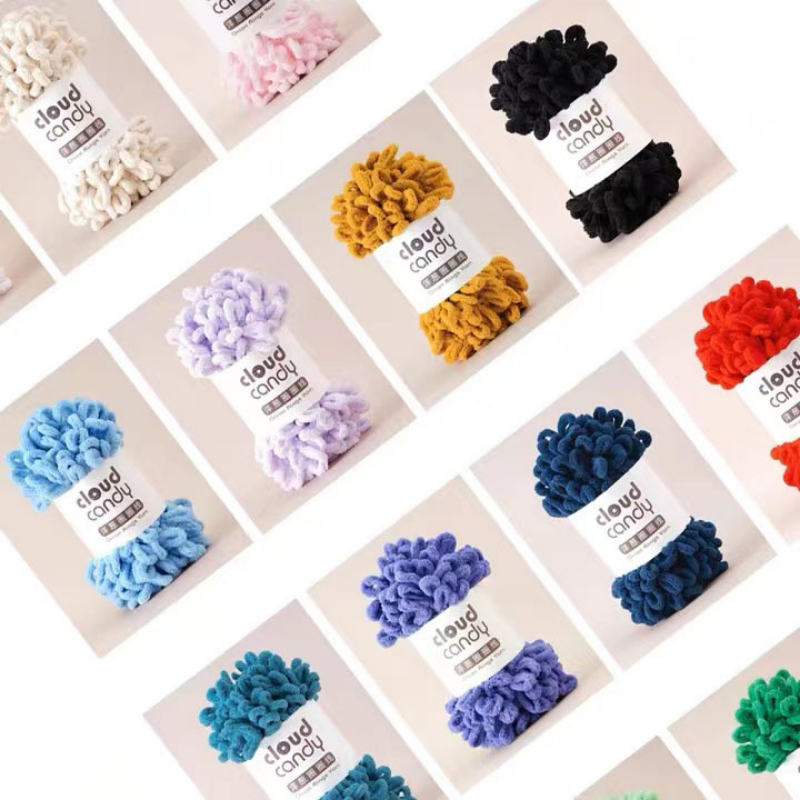 100g/Roll Finger Loop Yarn Thr - Woven Scarf Blanket ulasan dan harga