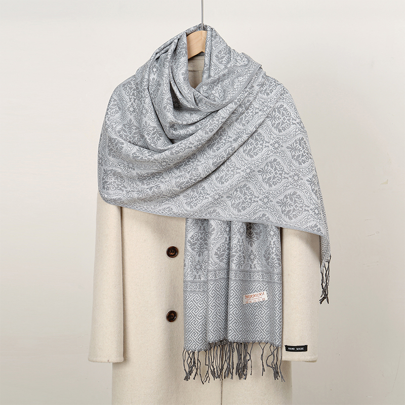 2024 Luxury Thick Cashmere Sca - Woven Scarf Blanket ulasan dan harga