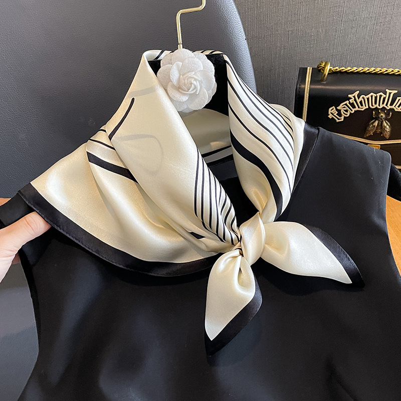 Design Shawl 100% Real Silk Sq - Ascot Neck Scarf ulasan dan harga