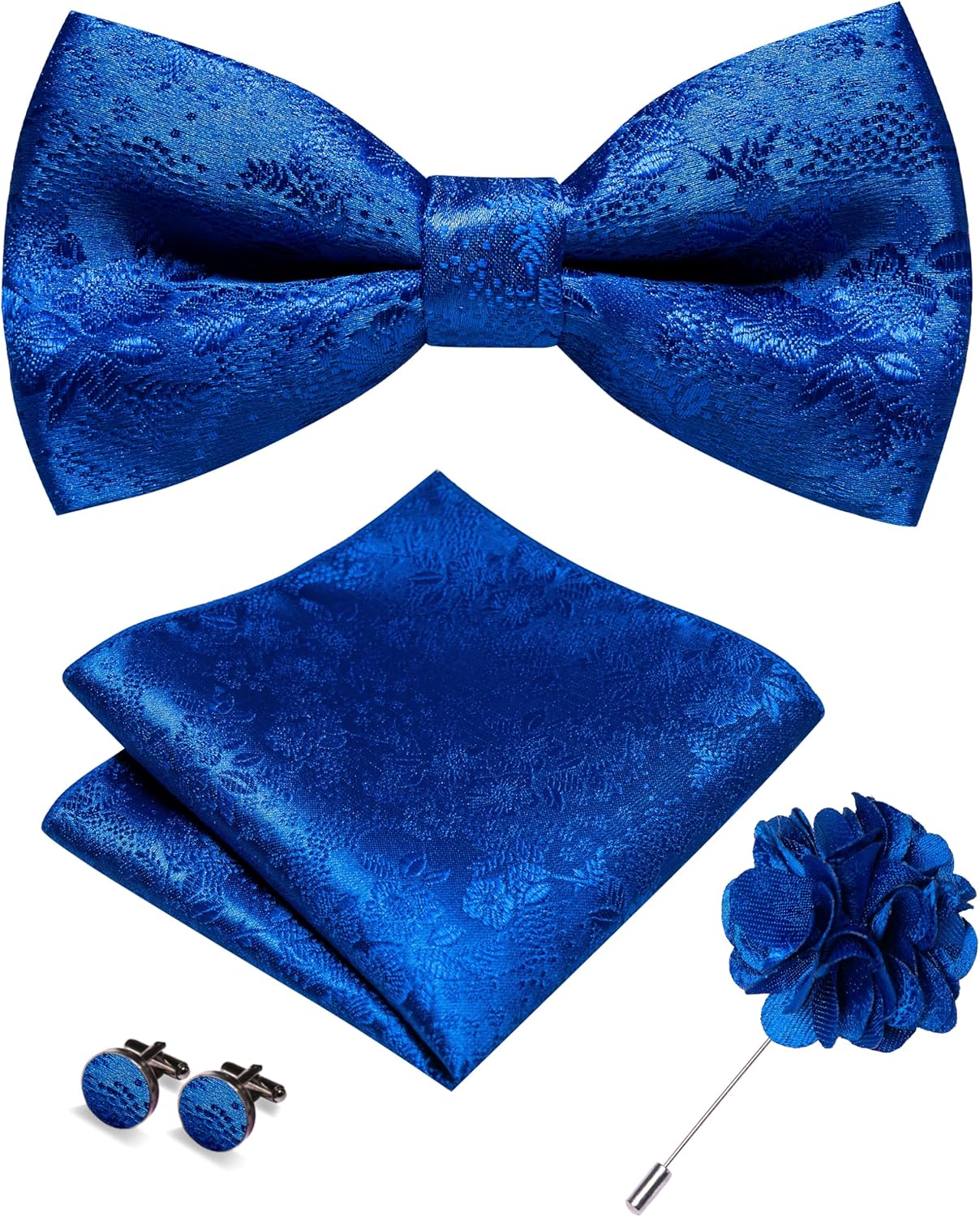 Floral Pre-tied Bow Tie Set wi - Bow Tie Pre Tied ulasan dan harga