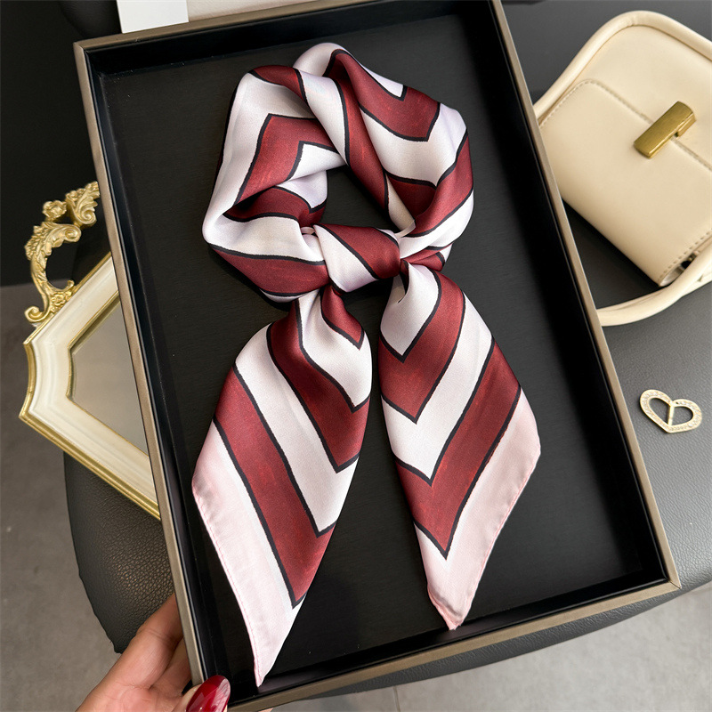 Satin Silk Geometric Stripe Pr - Silk Tie Striped ulasan dan harga