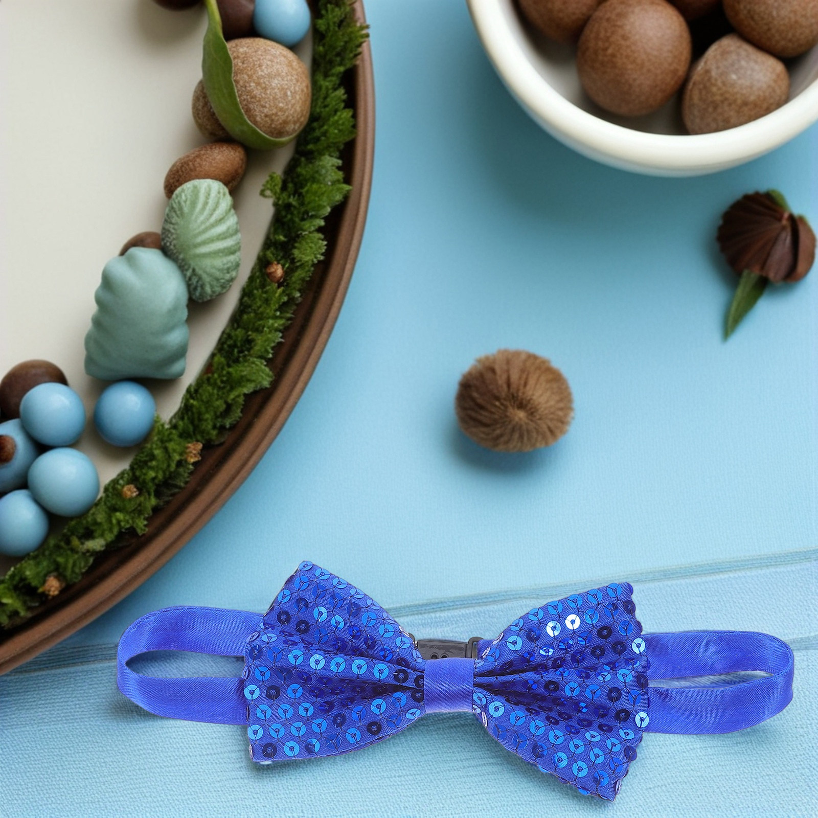 5Pcs Children's Sequin Bow Tie - Bow Tie Pre Tied ulasan dan harga