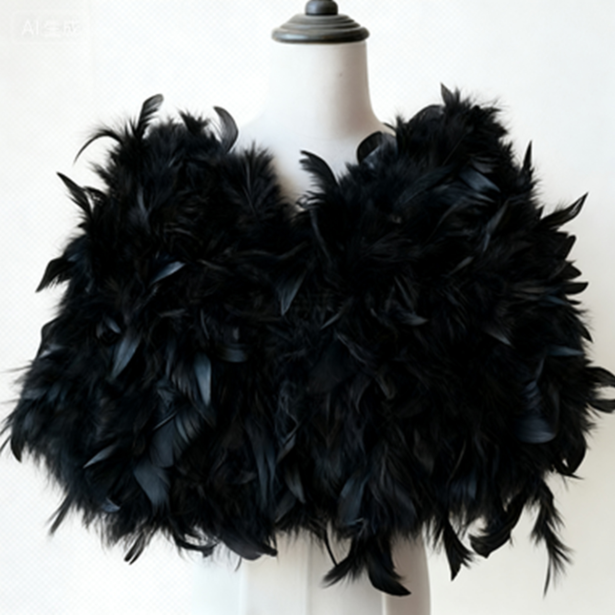 New Ostrich Feather Women's Ca - Stole Wedding Shawl ulasan dan harga