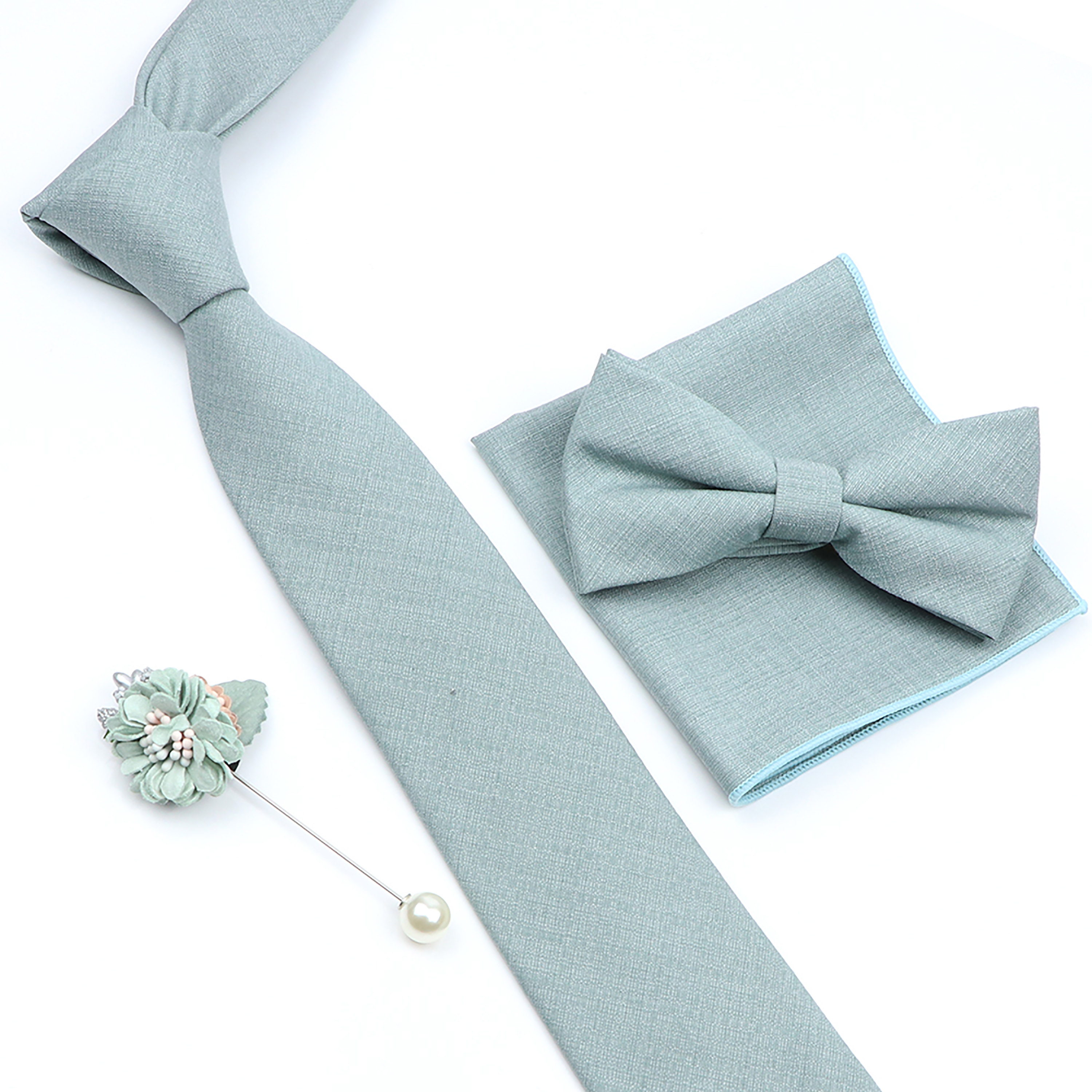 Beautiful Solid Color Tie Broo - Skinny Tie Men ulasan dan harga