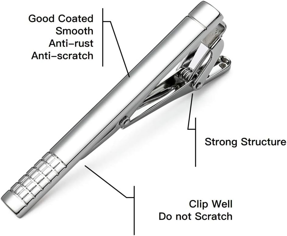 Classic Silver Tie Bar Set for - Tie Bar Set Gift ulasan dan harga