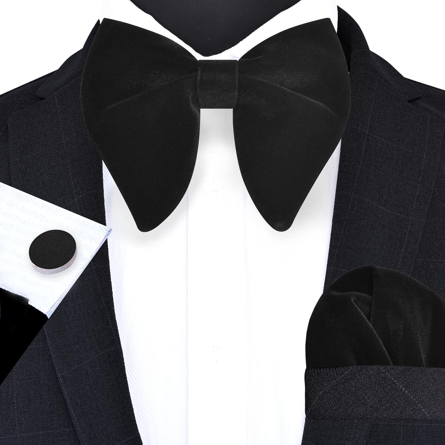 Solid Velvet Pre-tied Bow Tie  - Bow Tie Pre Tied ulasan dan harga