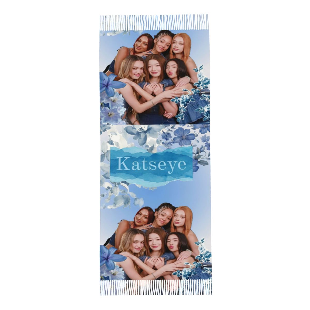 Katseye Kpop Scarf for Women W - Pashmina Wrap Large ulasan dan harga