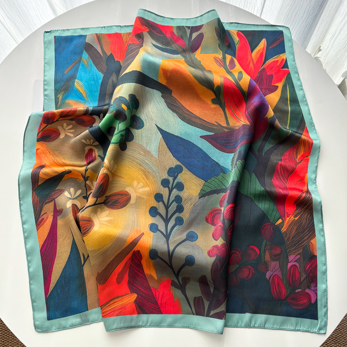 2026 Summer New Scarf Women Oi - Ascot Neck Scarf ulasan dan harga