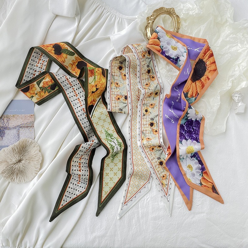 Spring Oil Painting Series Sca - Head Wrap Turban ulasan dan harga